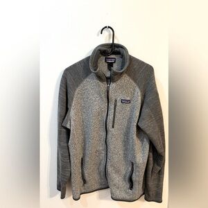Patagonia Two-Tone Gray Fleece Jacket